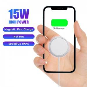 Best Selling Fast Charge Portable Magnetic Wireless Mag Charger for iPhone 12 Pro Max