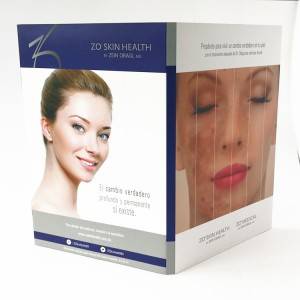 Cosmetics promotion A4 size presentation screen display video folder lcd video brochure card