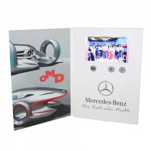 Mercedes Benz Car Video Brochure&Card ,LCD...