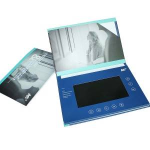 Lcd Components Brochure Use Video Book 10 Inch Video Brochure For Advertising / Greeting / Wedding / Presentation
