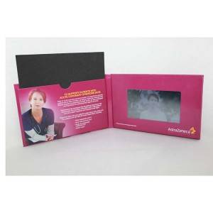 Custom Greeting Cards 7inch Marketing LCD Card Homemade Video Brochure For Business