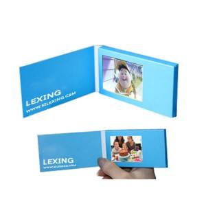 Promotional 2.4 inch lcd screen album advertising led business video screen greeting cards