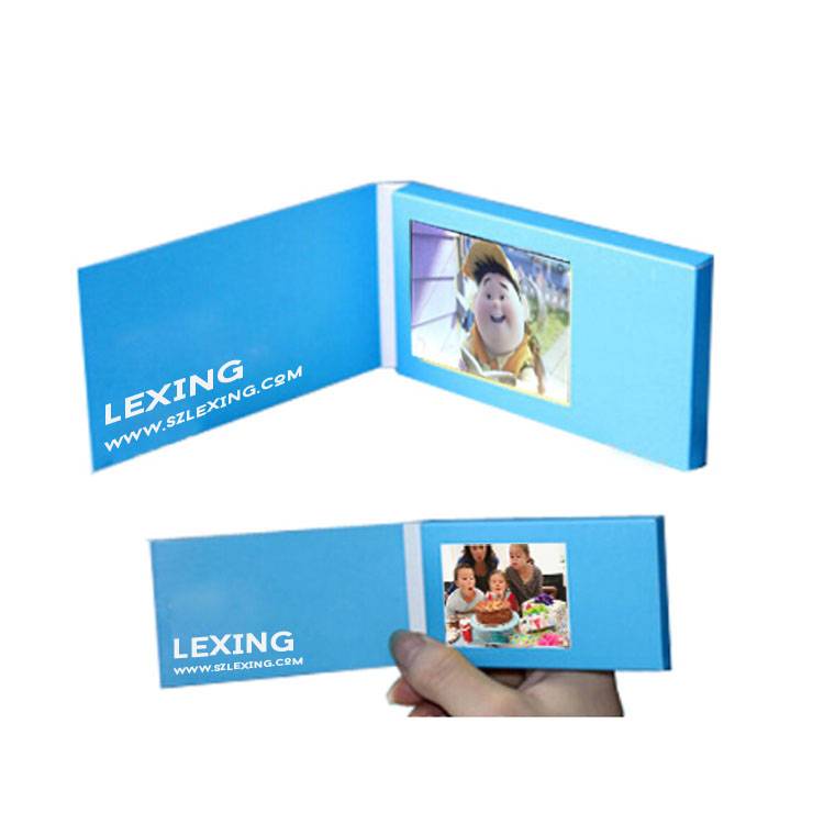 Promotional 2.4 inch lcd screen album advertising led business video screen greeting cards Featured Image