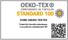 OEKO CERTIFICATE 2020 FOR LABEL FABRIC ITEMS
