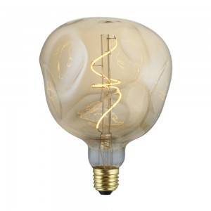 Decorative Edison bulbs alien Pumkin C100 Gold and Smoky finished filament light bulbs