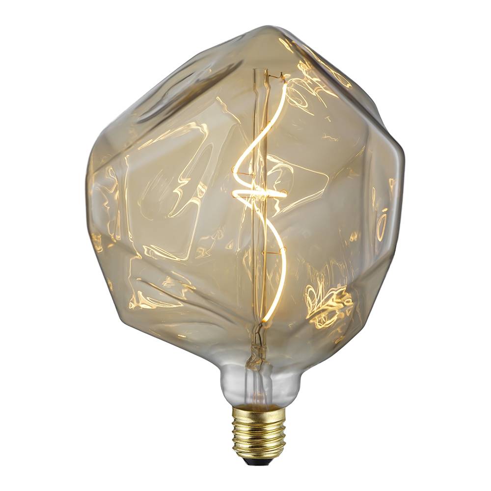 Grotesque vintage large filament led bulbs mushroom Stone and bell  Gold and Smoky Featured Image