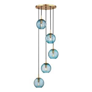 Globe glass pendant lighting fixture  drop ceiling lights for staircase