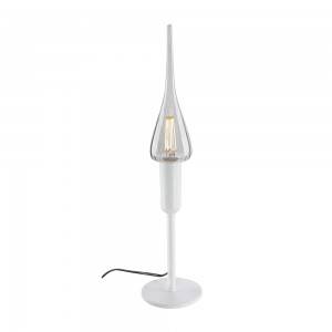LED candleholder table lamp black and white models with Plug and switch