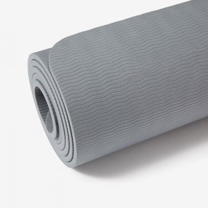 Premium 6mm Yoga Mat Reversible TPE Foam Non Slip w Carry Strap 72&quot
