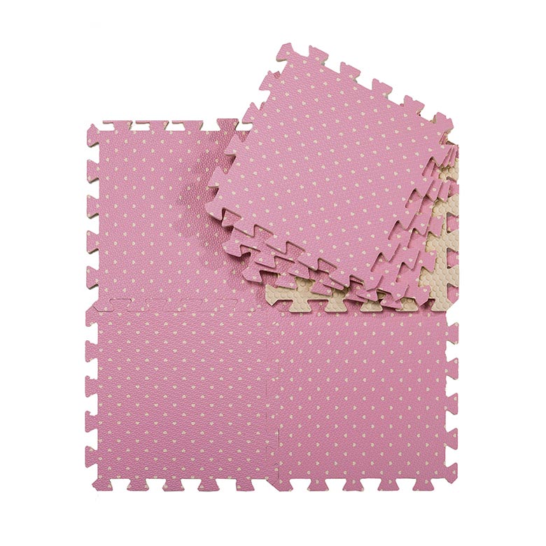 Comfortable floor sheet polka dot pattern foam interlocking judo tatami mat eva foam tatami Featured Image