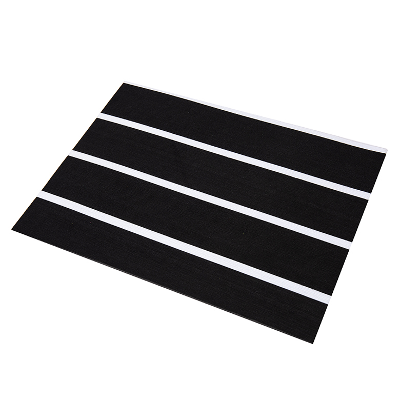 Wholesale nonslip  stripe dark grey decking sheet boat  flooring carpet marine foam decking