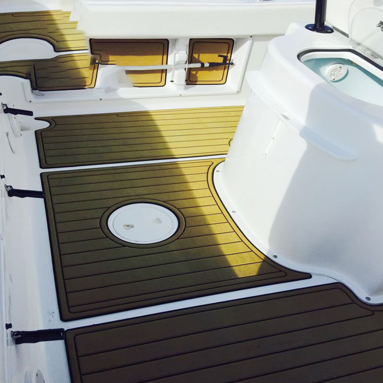 100% UV ANTI Fade Waterproof  Marine Flooring Teak Sheet for Boat Yacht eva foam decking