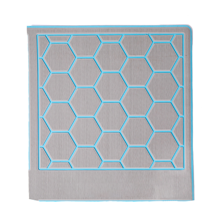hexagon honeycomb blue and grey  marine flooring  eva foam boat yacht decking