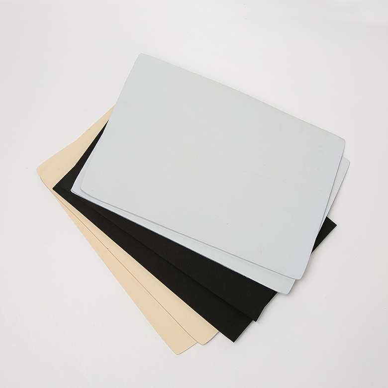 White 1mm Customized neoprene epdm sbr cr foam sponge rubber sheet