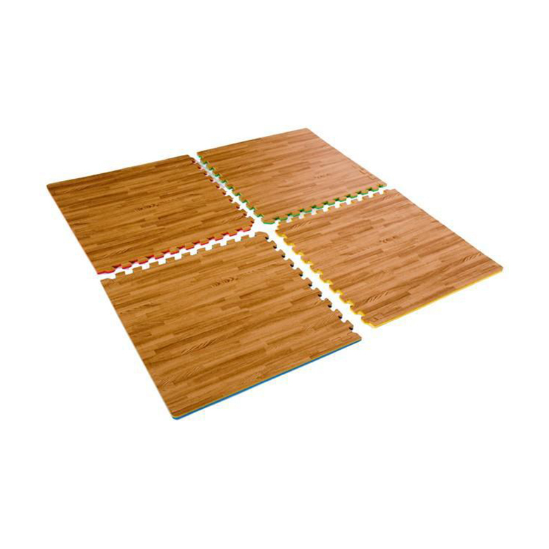 Non-toxic Eco friendly Cushioned Floor Mat foam wood grain eva mat