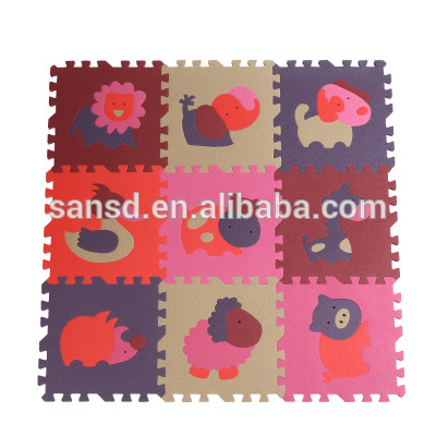 China wholesale price interlinking educational toy EVA alphabet puzzle floor baby play mat tiles