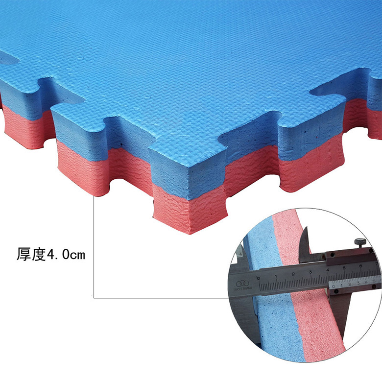 EVA foam interlocking Tatami two colors jigsaw floor eva anti-slip mat