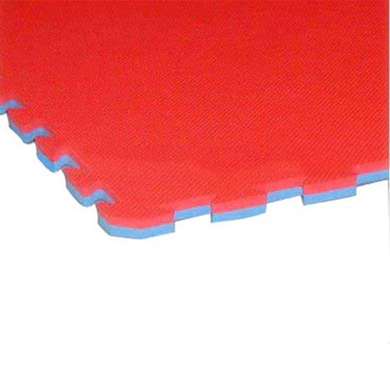 EVA foam interlocking Tatami jigsaw floor mats with two colors