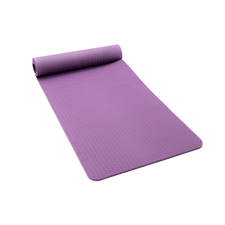 Eco-friendly customized color design big size 100% tpe  private label custom travel portable yoga mat