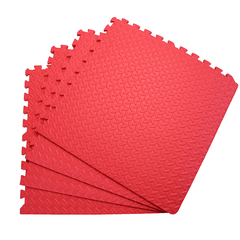 Factory direct China supplies sale waterproof tatami play room floor eva anti slip red interlocking  mat