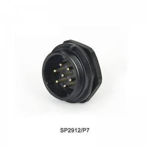 SP2912/P 7/8/9/10/10B/12 pin IP68 500V 400V Screw connector electrical