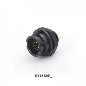 Weipu SY1312/P IP67 waterproof male connector receptacle bayonet PC connector