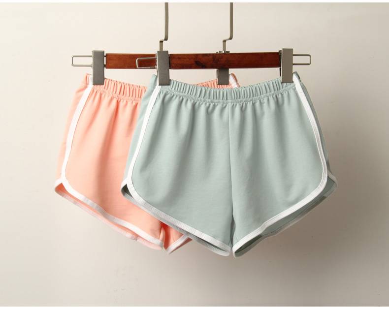 Cotton with spandex shorts comfortable sports shorts casual girls’ shorts