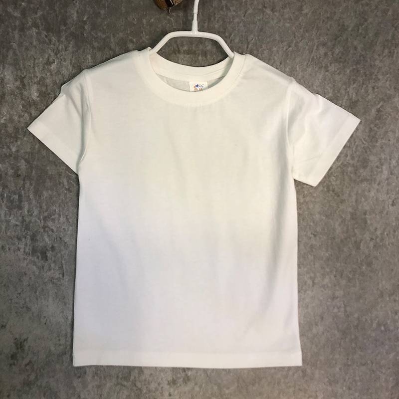 Custom printed plain wholesale  100 cotton for children blank logo printed children T-shirt kids tshirt printing