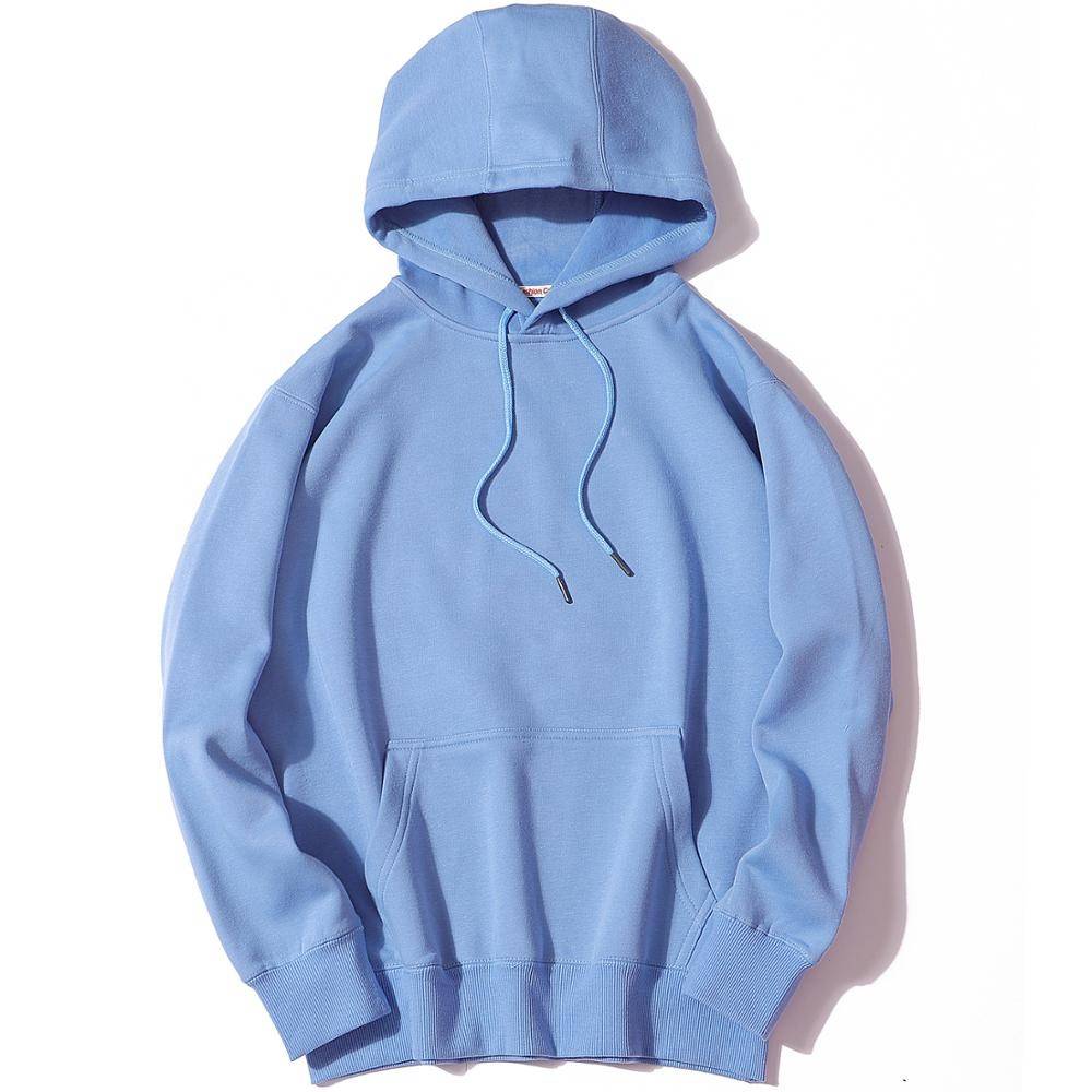 Unisex 100% Cotton Custom Embroidered Logo Blank Fleece Hoodies