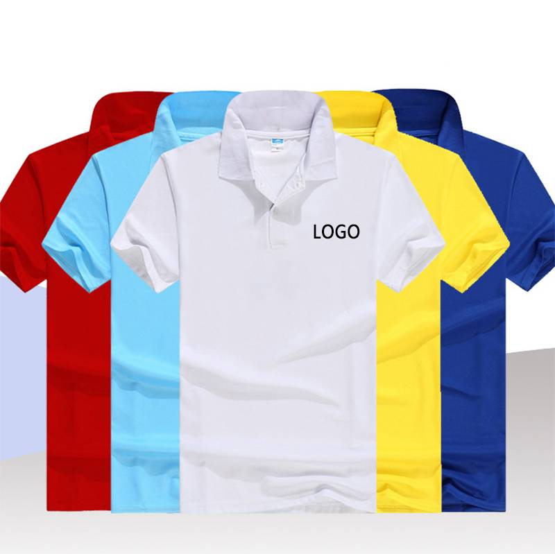 wholesale 2020 fashion customized logo plain polo t shirt for men women