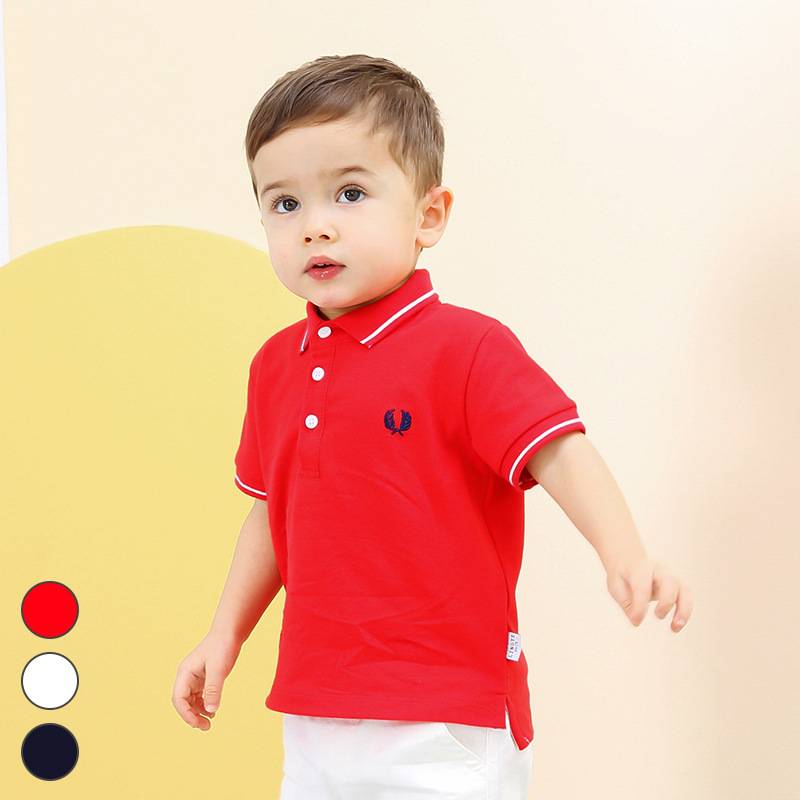 new style fashion boy’s 100% cotton polo t shirts casual children’s clothing t-shirt kids polo summer wear manufacturers china