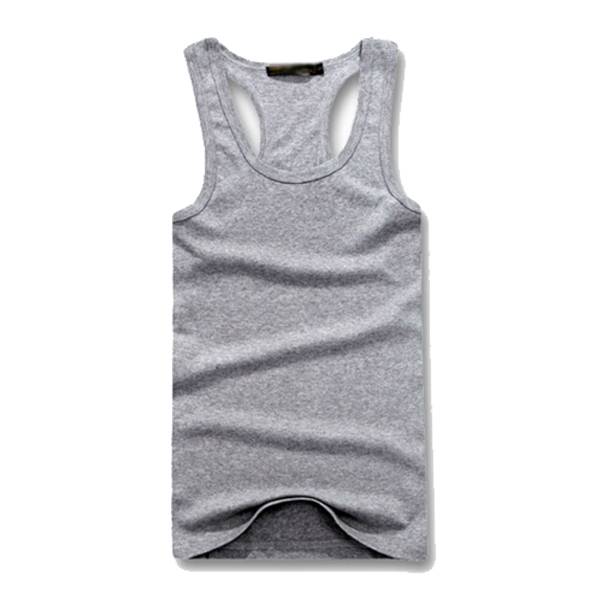 Comfortable sleeveless t shirt your own brand clothing