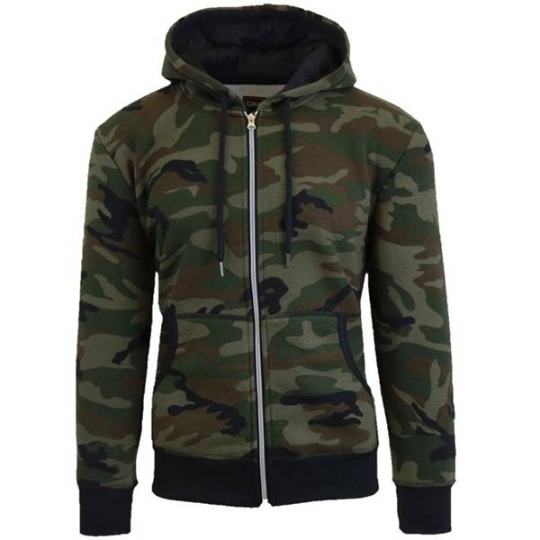 2021 New Camouflage Hoodies Men Military Hoodie Style Fleece Hooded Coat Casual Camo Hoody Sweatshirt Plus Size Warm Thick