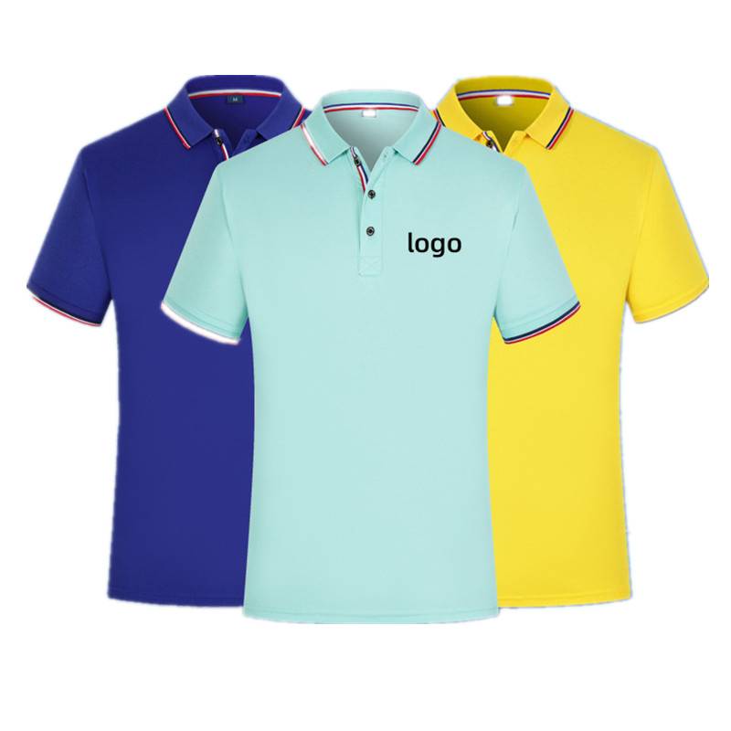 China 2021 new design uniform 80 cotton 20 polyester half sleeve custom color polo shirt men for club