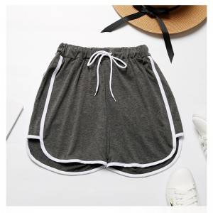 Ladies gym wear 100% cotton girl’s pants comfortable women’s shorts