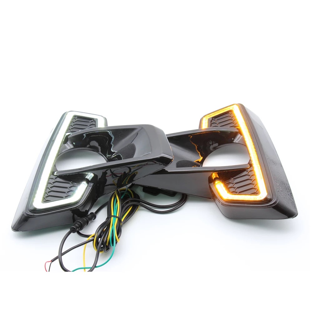 Hot selling led daytime running lamp drl fog lamp for hilux Rocco Revo