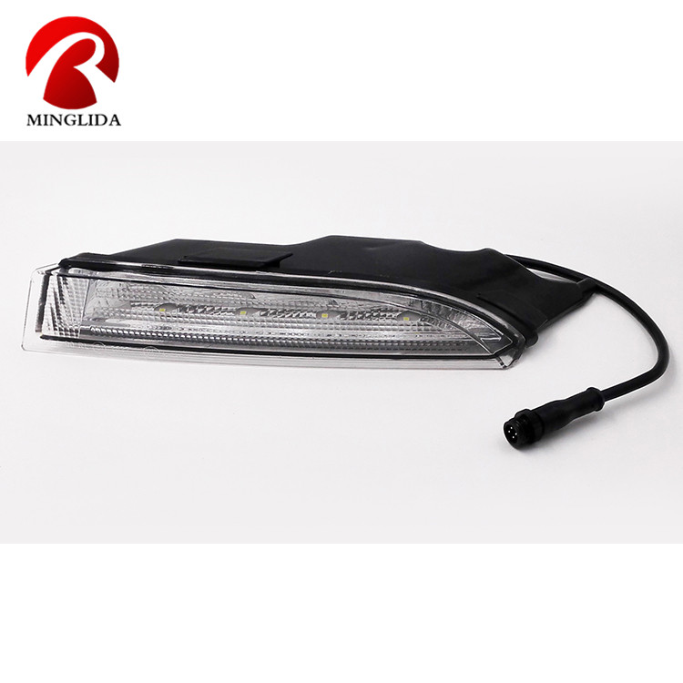 Hot selling led daytime running light DRL front fog light for SCIROCCO R head light with high quality