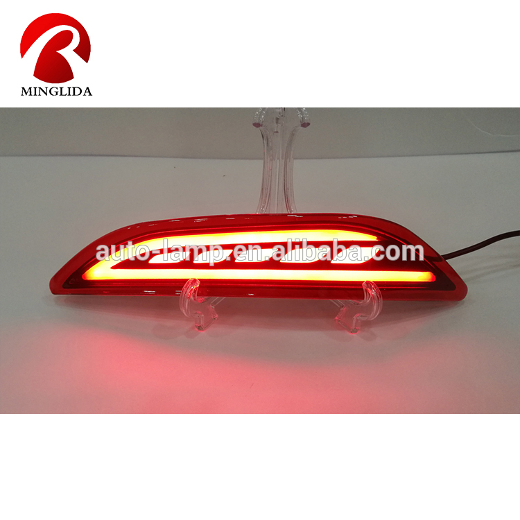 Professional rear bumper lamp led reflector brake warning light for H0NDA CITY back tail light 14-16