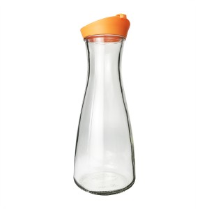32 OZ Wide Mouth Glass Bottle, Round Shape, Restaurant Style, For Milk Water Juice