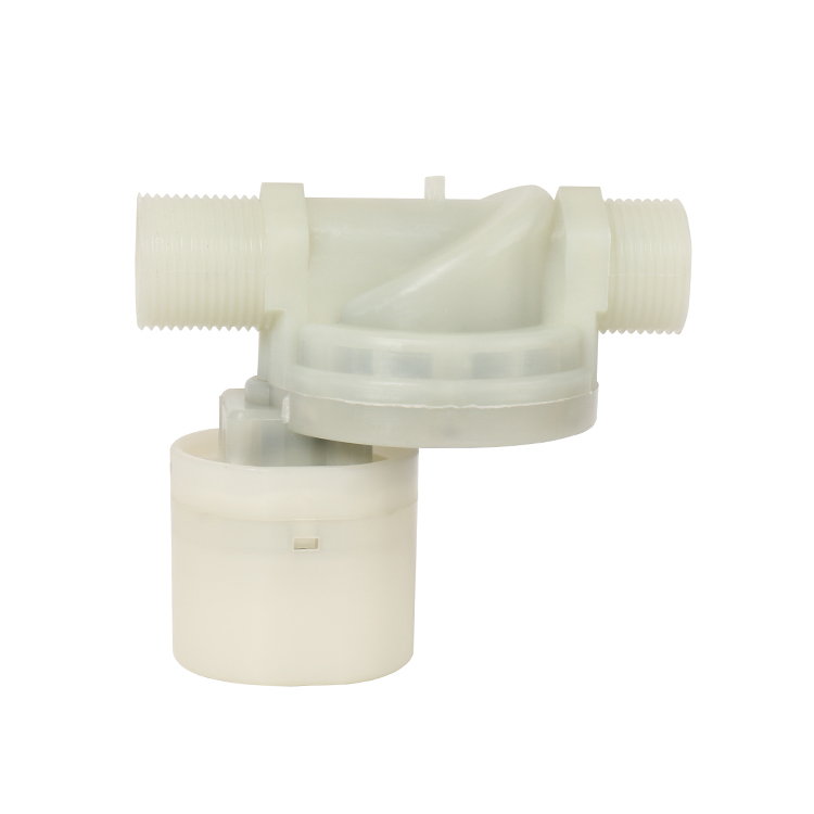 Side inlet automatic shut off water level control valve hydraulic mini water tank float valve