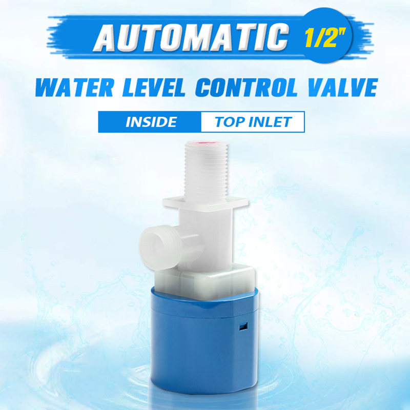 1/2 Inch Nylon Plastic Floating Ball Valve Automatic Water Tank Float Level Control Valve