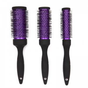 Professional round hair brush with high temperature resistance in different style