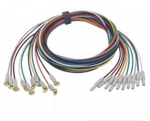 Universal EEG cable,Cup EEG electrode and cord E0001-B
