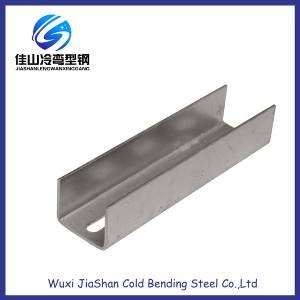 Slotted U purlin Stainless Steel 304 316  Factory