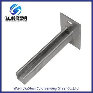 Hot Dipped Galvanizing  column base of Support System Q235