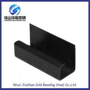 U channel Black Iron Building Material to Installtion
