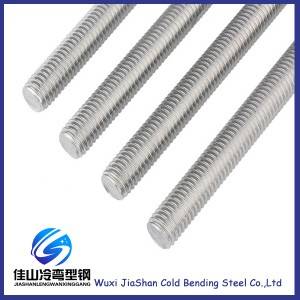 Electrogalvanized Zinc Galvanized Tensile Strength All Threaded Rod
