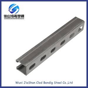 Pre-Galvanized Steel Solid Strut Channel and Accessories