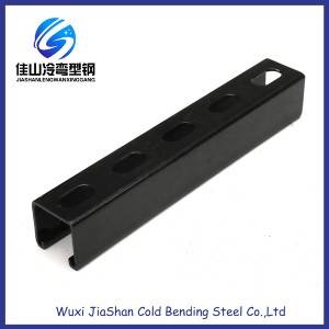 C Channel for Steel Structure Black and Galvanized