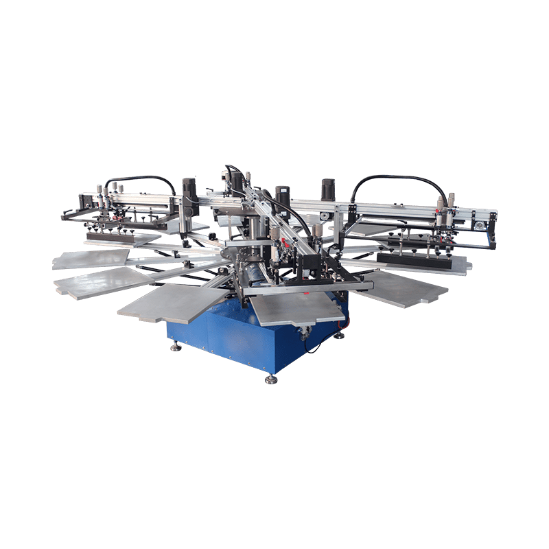 Automatic garment screen printing machine